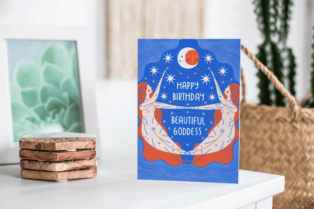 Birthday Goddess Card