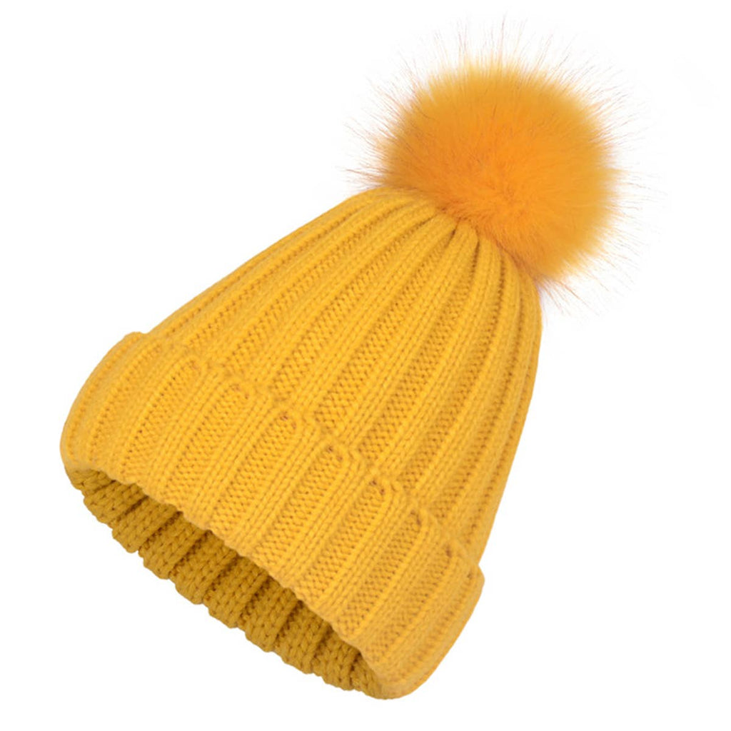 Pom Knit Beanie