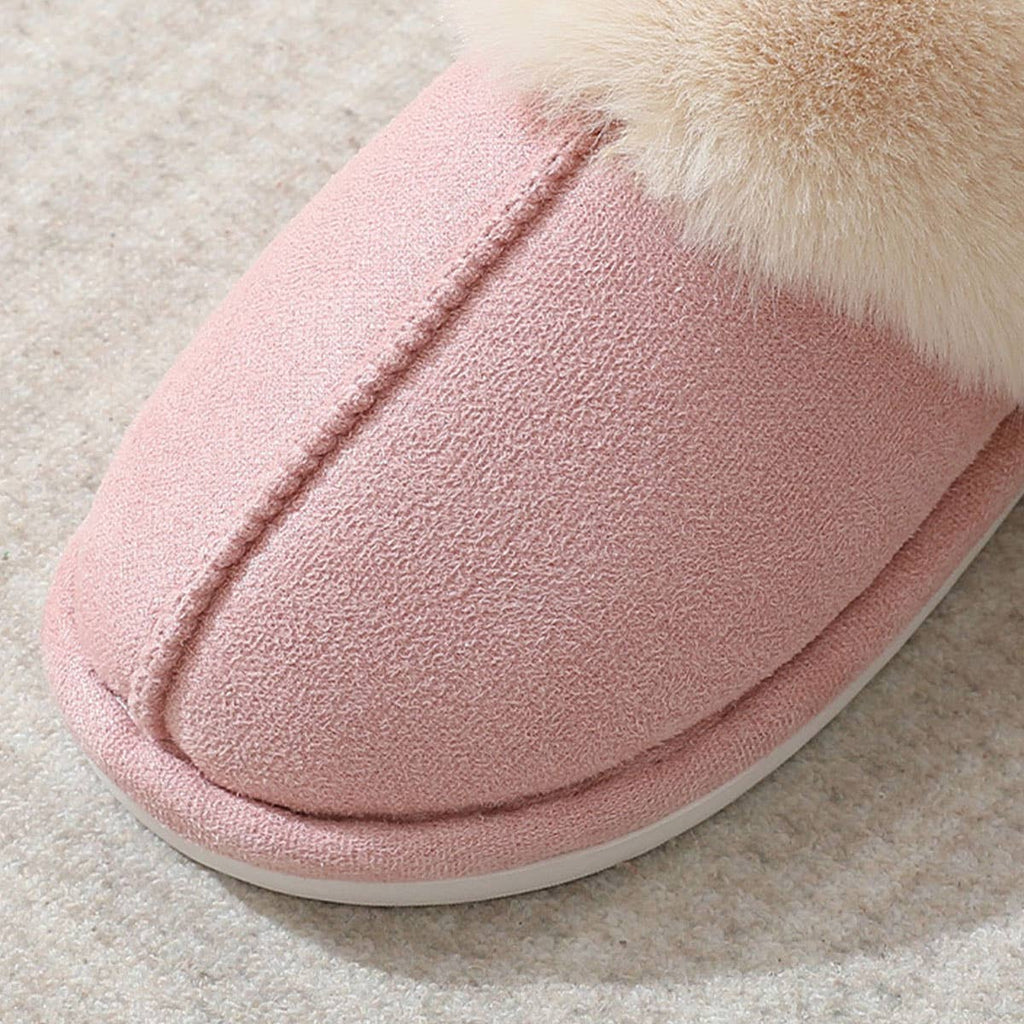 Warm-Lined Memory Foam Slippers