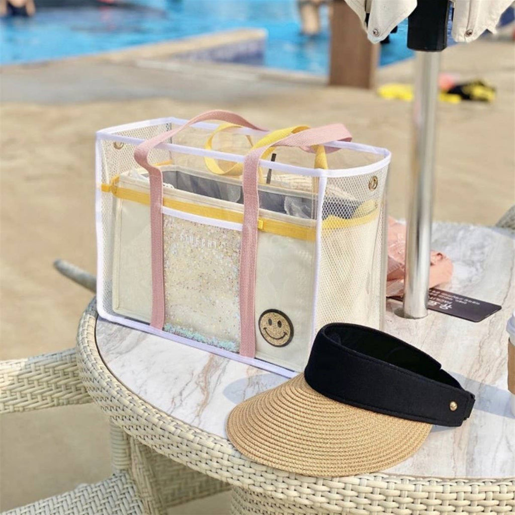 Transparent Beach and Stadium Tote