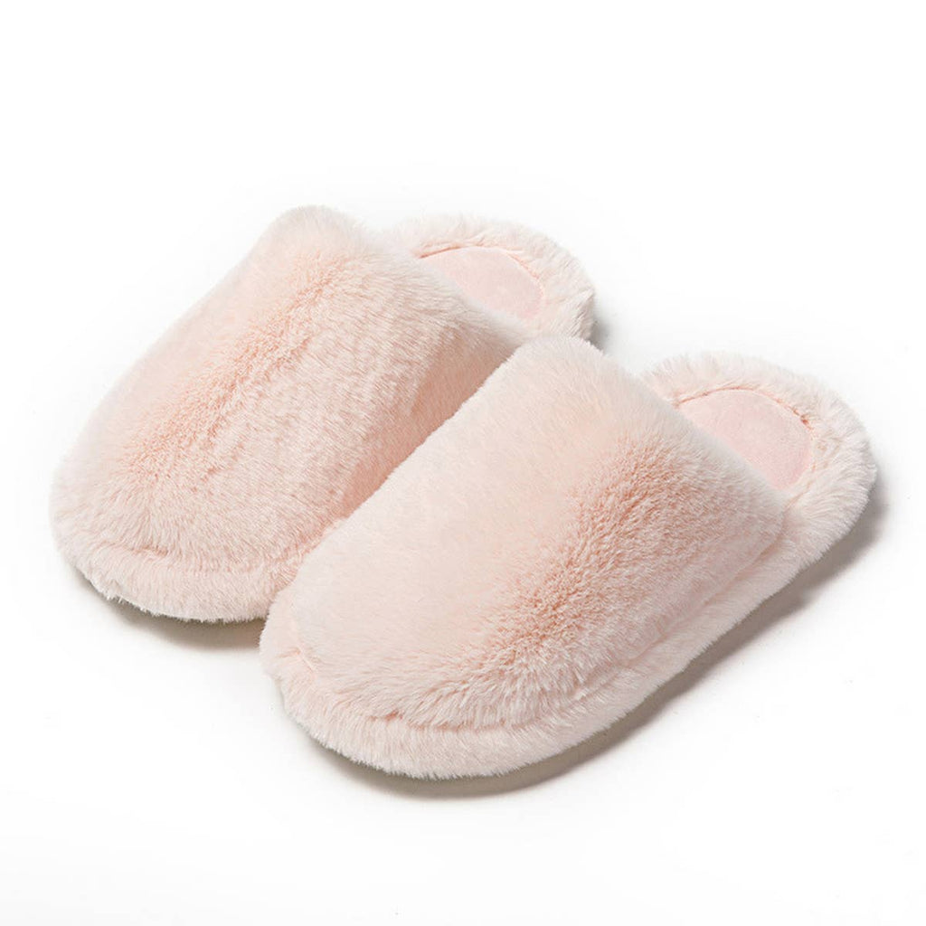 Faux Fur Memory Foam Slippers