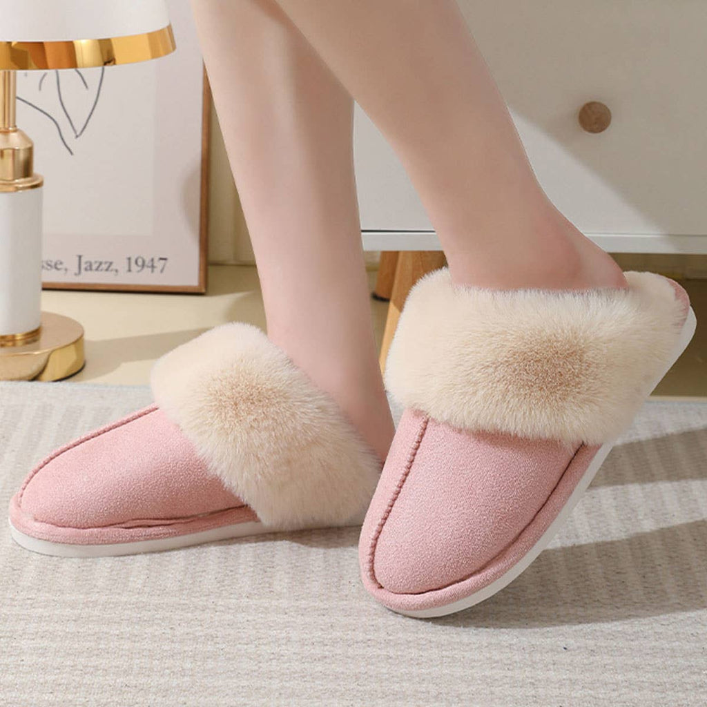 Warm-Lined Memory Foam Slippers