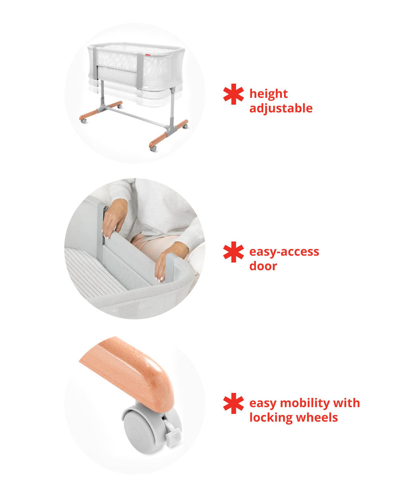 Cozy-Up 2-In-1 Bedside Sleeper & Bassinet