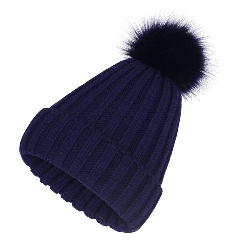 Pom Knit Beanie