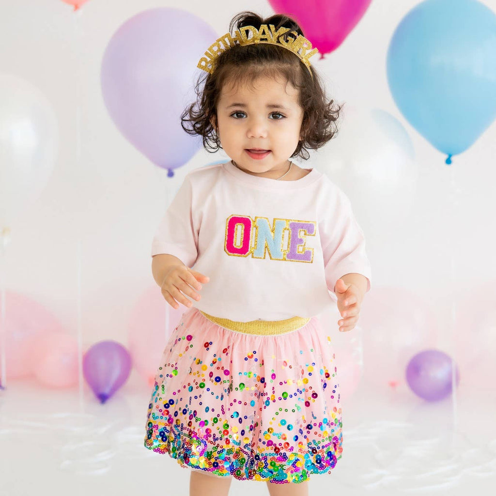 Pink Confetti Tutu - Dress Up Skirt - Kids Tutu