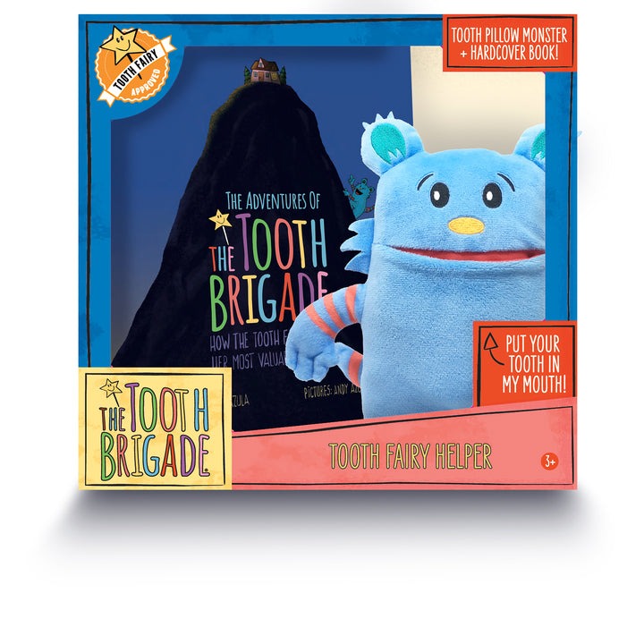 THE TOOTH BRIGADE BOOK + TOOTH PILLOW GIFT SET - Blue