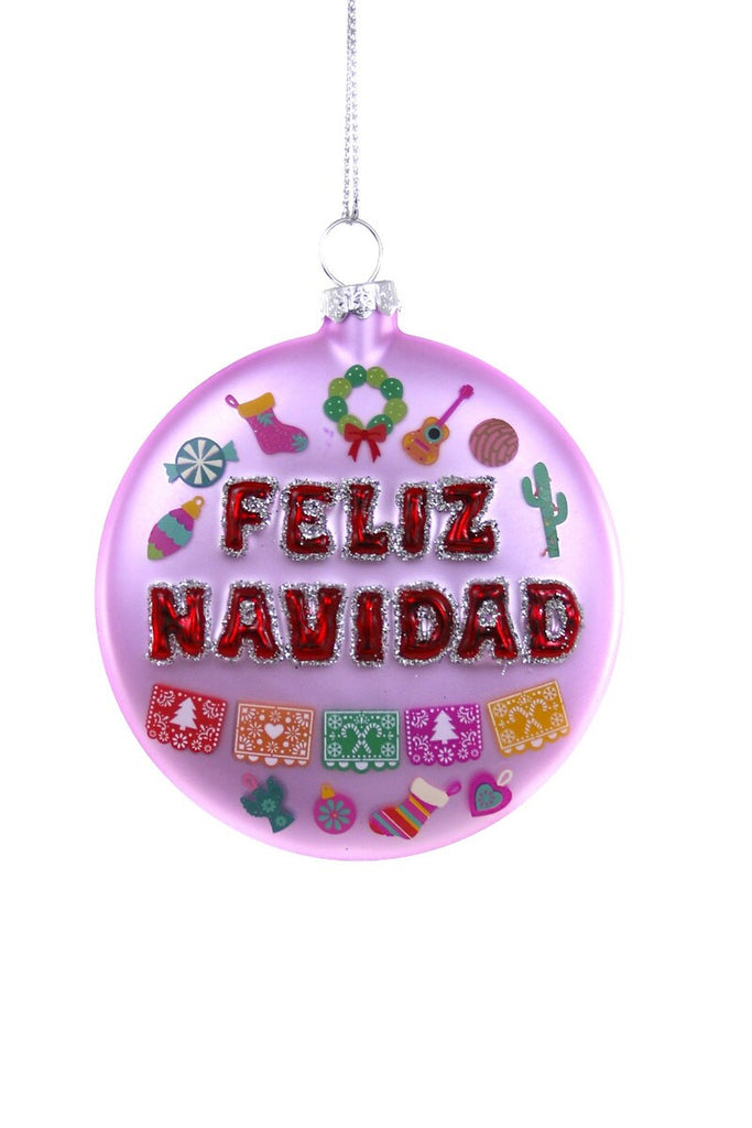 Feliz Navidad Holiday Ornament