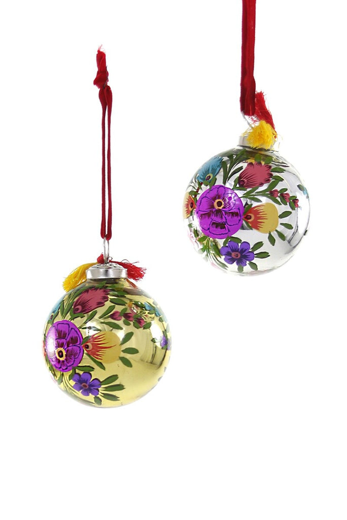 Folk Garden Bauble Ornament