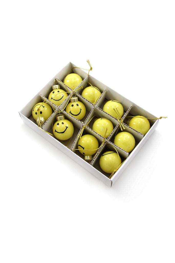 MINI SMILEYS Christmas Ornament 12pk