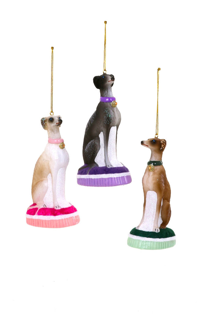 NOBLE WHIPPET Christmas Ornament