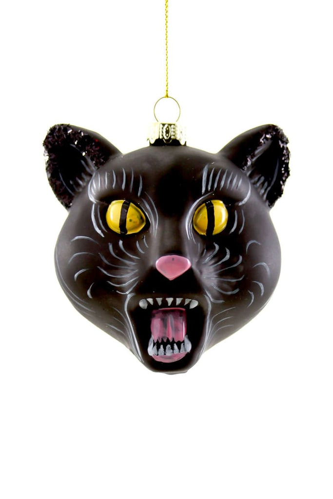 Black Cat Holiday Ornament