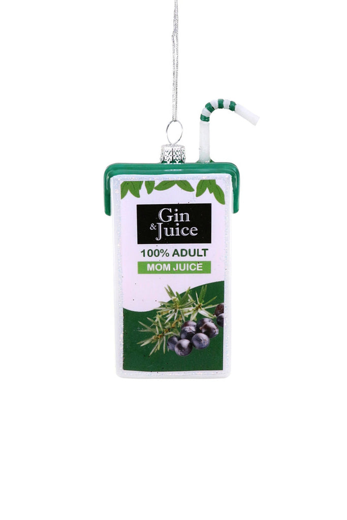 GIN JUICE BOX Christmas Ornament