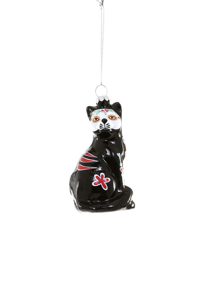 Day of The Dead Cat Ornament