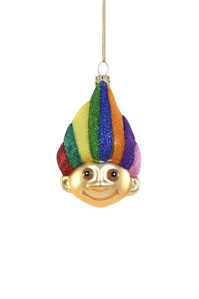 Troll Doll Head Ornament