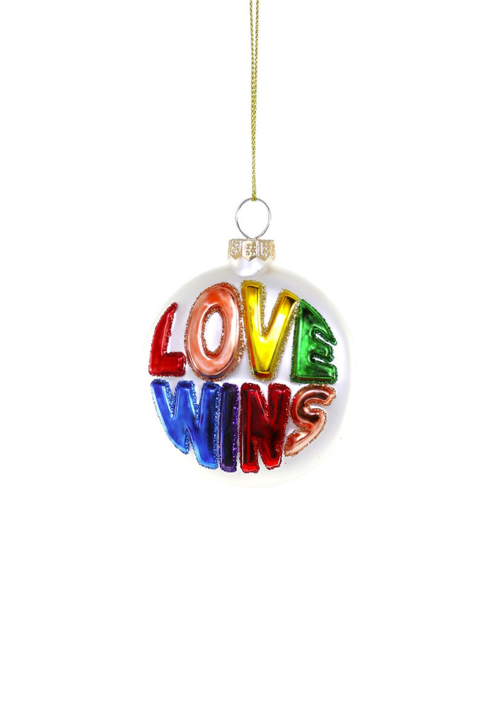 LOVE WINS Christmas Ornament