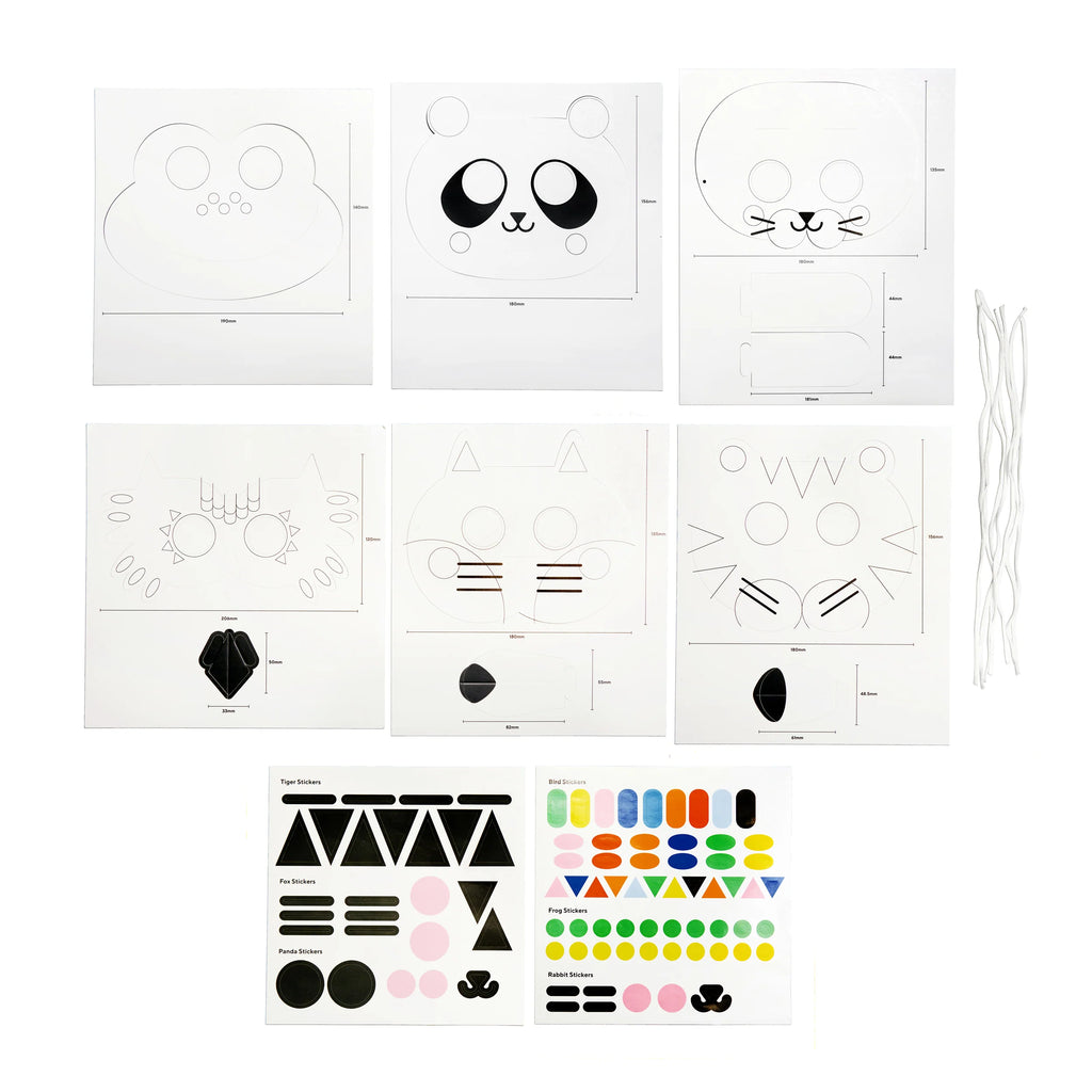 Kidoki Make, Paint & Play: Animal Masks