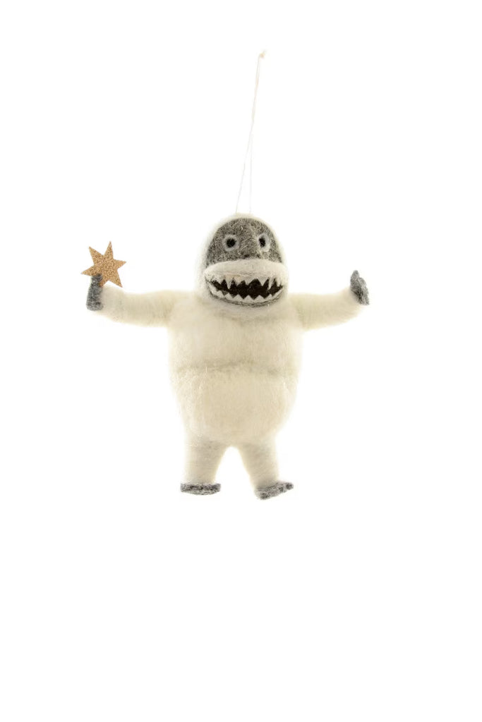 Felt Abominable Snowman Ornament