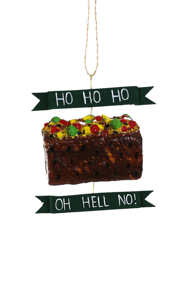 Fruitcake Christmas Ornament