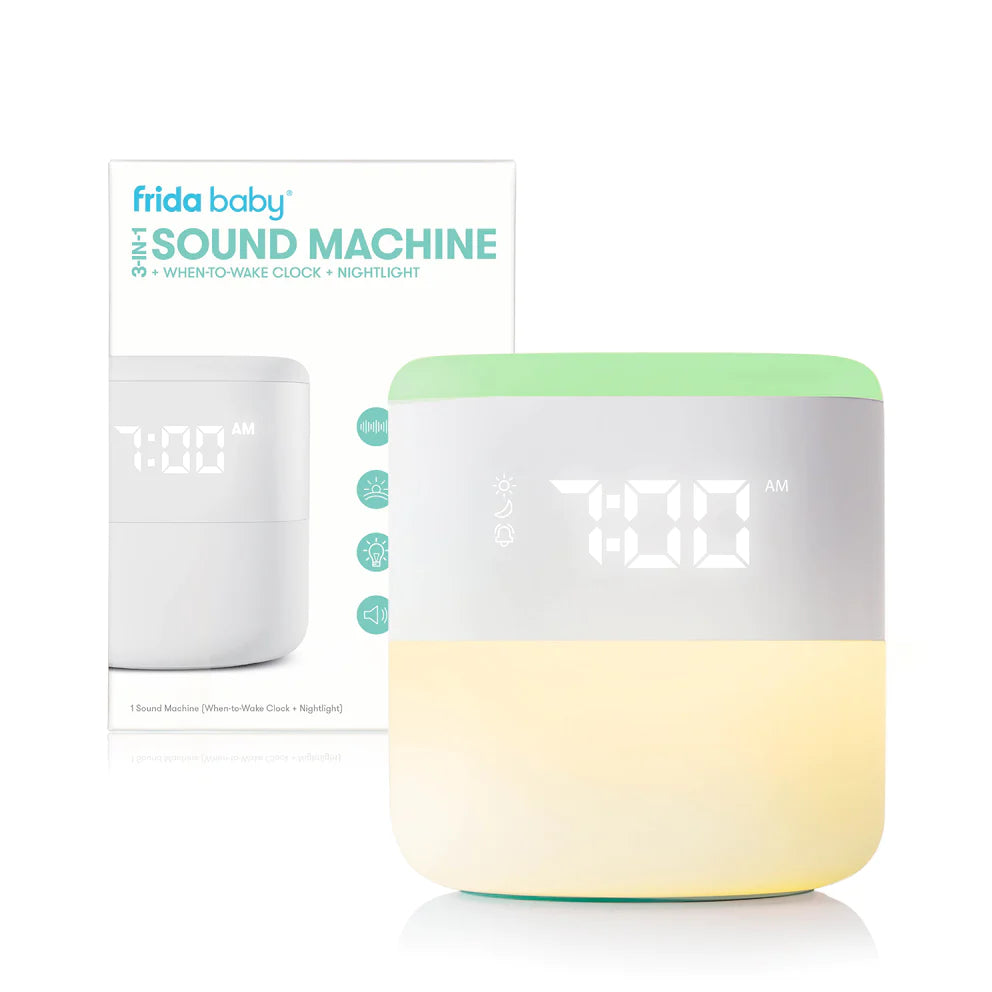 3-in-1 Sound Machine, When-To-Wake Clock and Nightlight