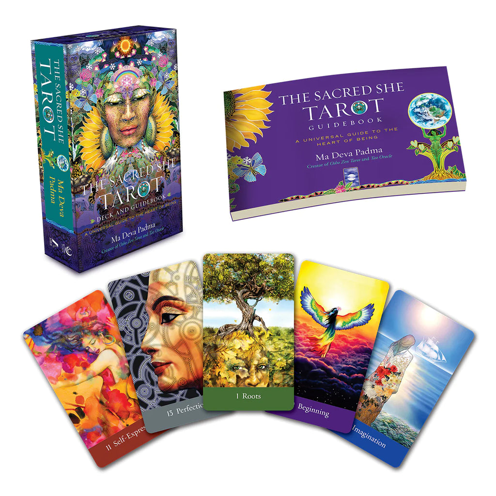 The Sacred She Tarot Deck and Guidebook: A Universal Guide to the Heart of Being