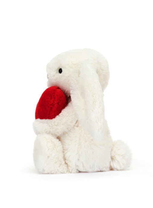 Bashful Red Love Heart Bunny