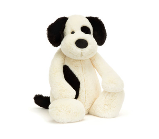 Bashful Black & Cream Puppy