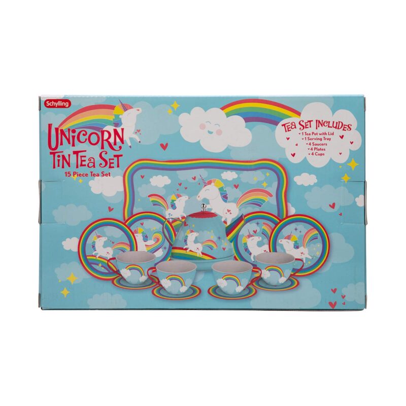 Unicorn Tin Tea Set