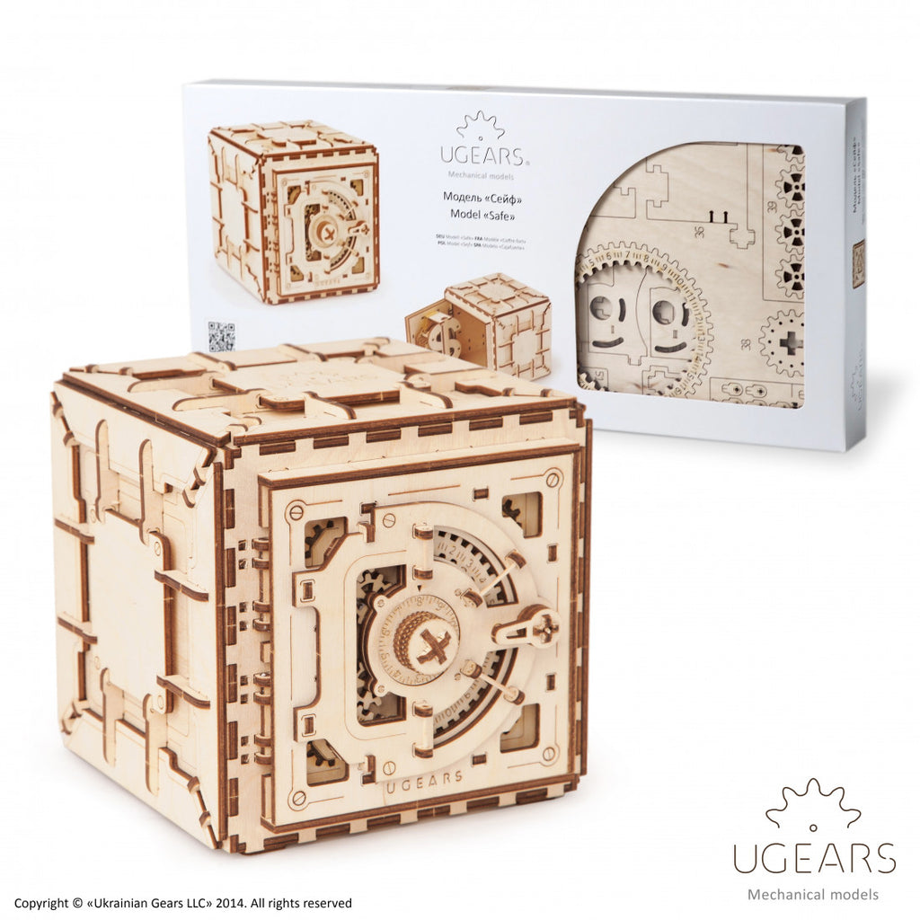 Safe Mechanical Model Kit & Puzzle Box