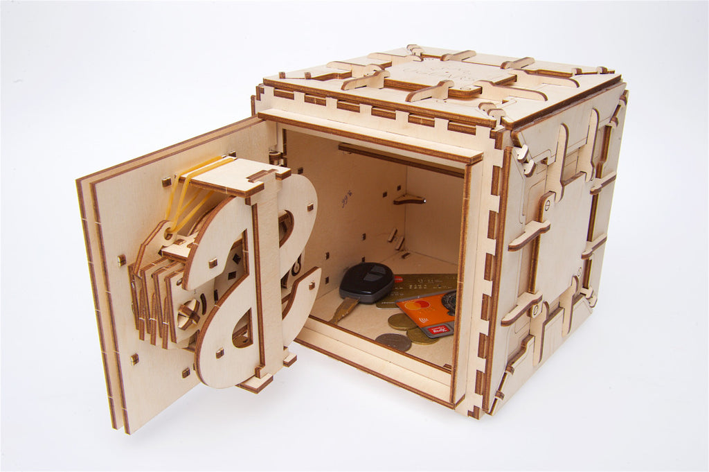 Safe Mechanical Model Kit & Puzzle Box