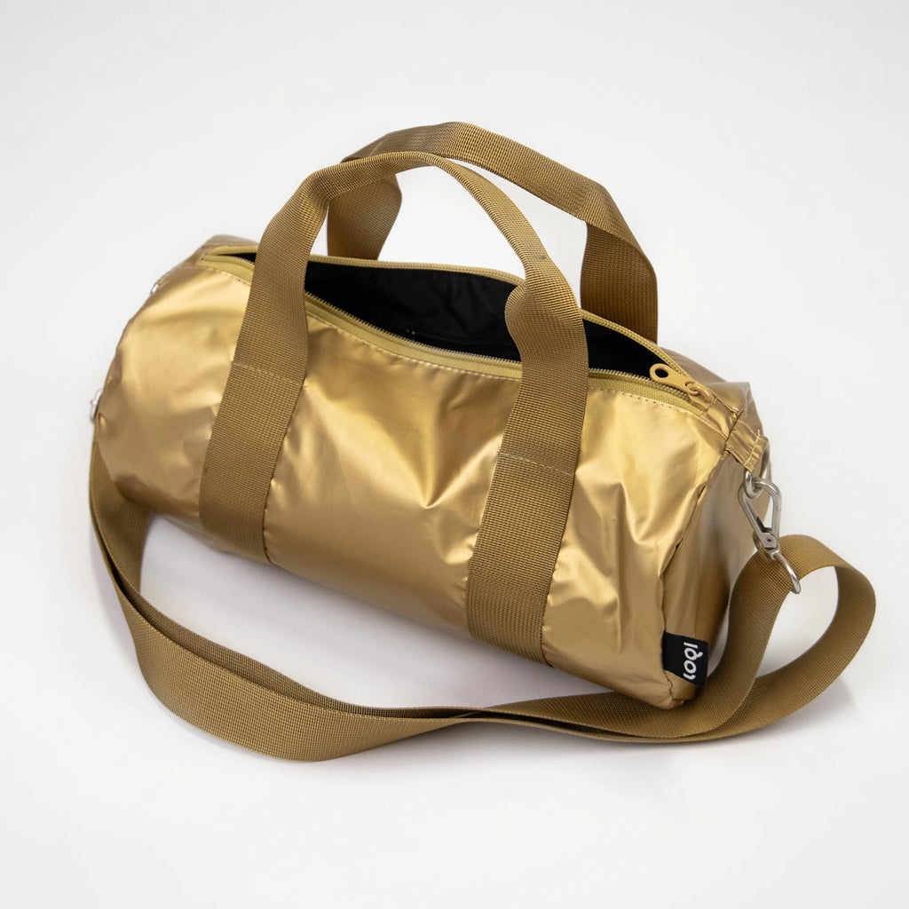 Metallic Gold Mini Weekender