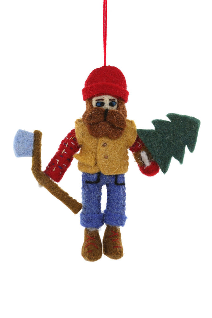 Lumberjack Christmas Ornament