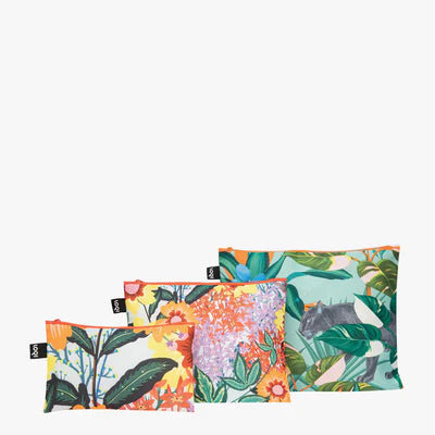 Pomme Chan Thai Floral & Wild Forest Zip Pockets