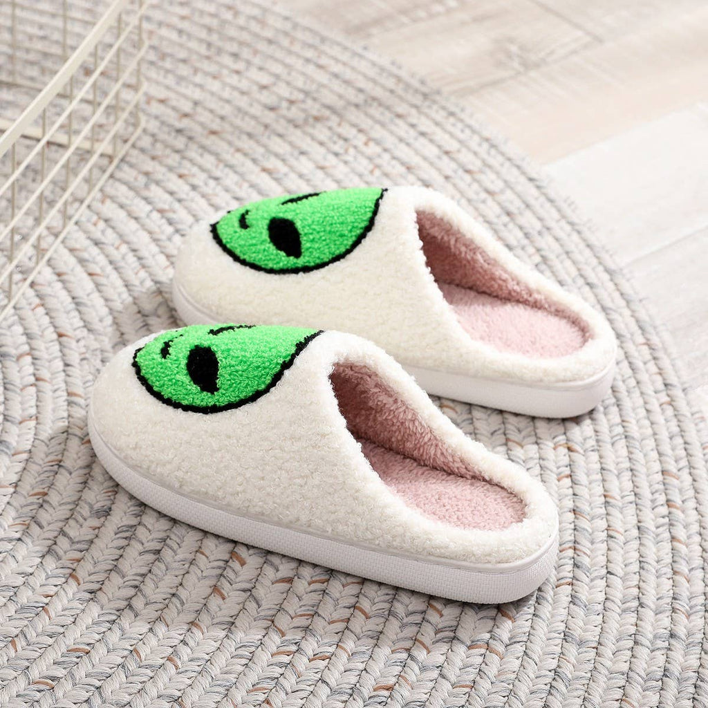 Alien Plush Slippers