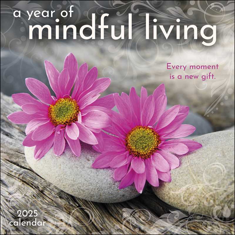 Year of Mindful Living 2025 Wall Calendar