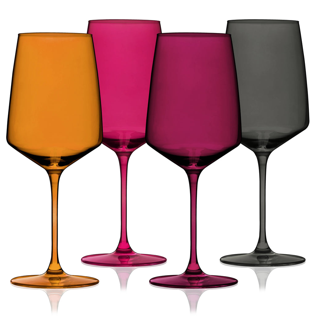 Reserve Nouveau Crystal Wine Glasses - Sunset (Set of 4)