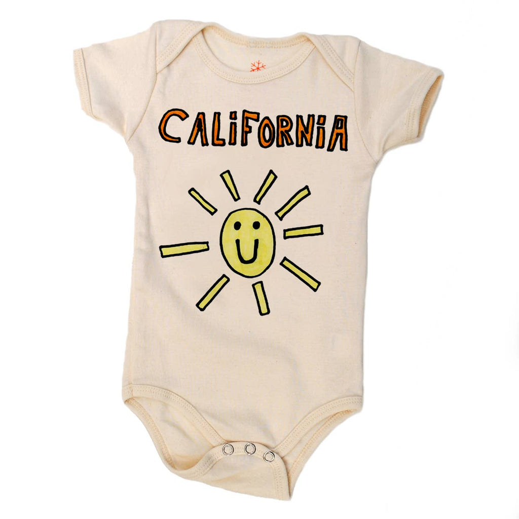 CA Sunshine - Baby Organic Onesie: 0-3m onesie