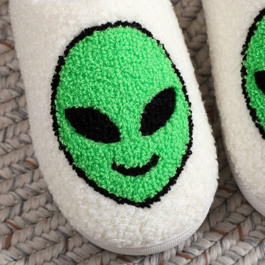 Alien Plush Slippers