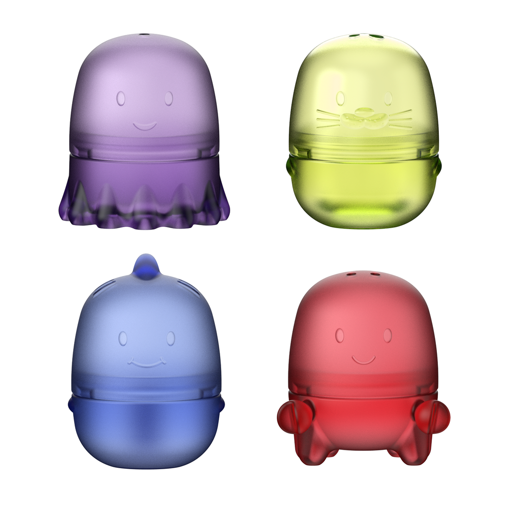 Translucent Interchangeable Bath Toys