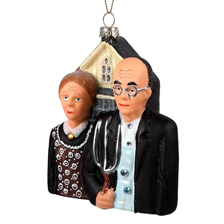 American Gothic Holiday Ornament