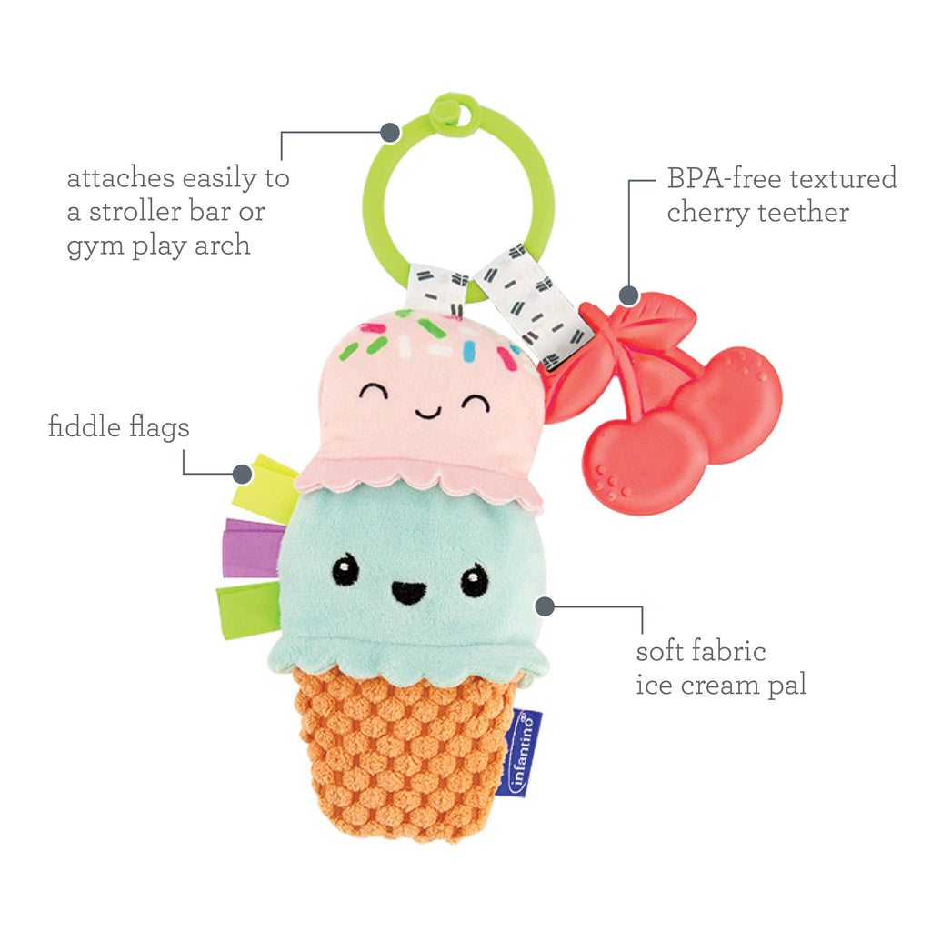 Plushy Pal & Teether Ice Cream