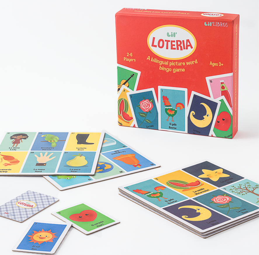 Lil’ Loteria: A Bilingual Picture Word Bingo Game (Bilingual: English and Spanish)