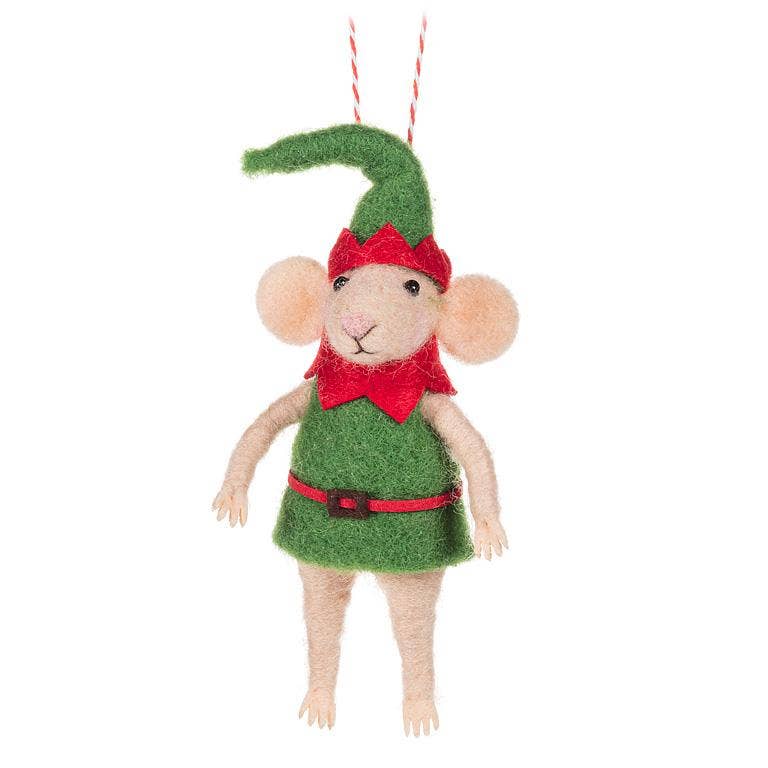 Elf Mouse Ornament