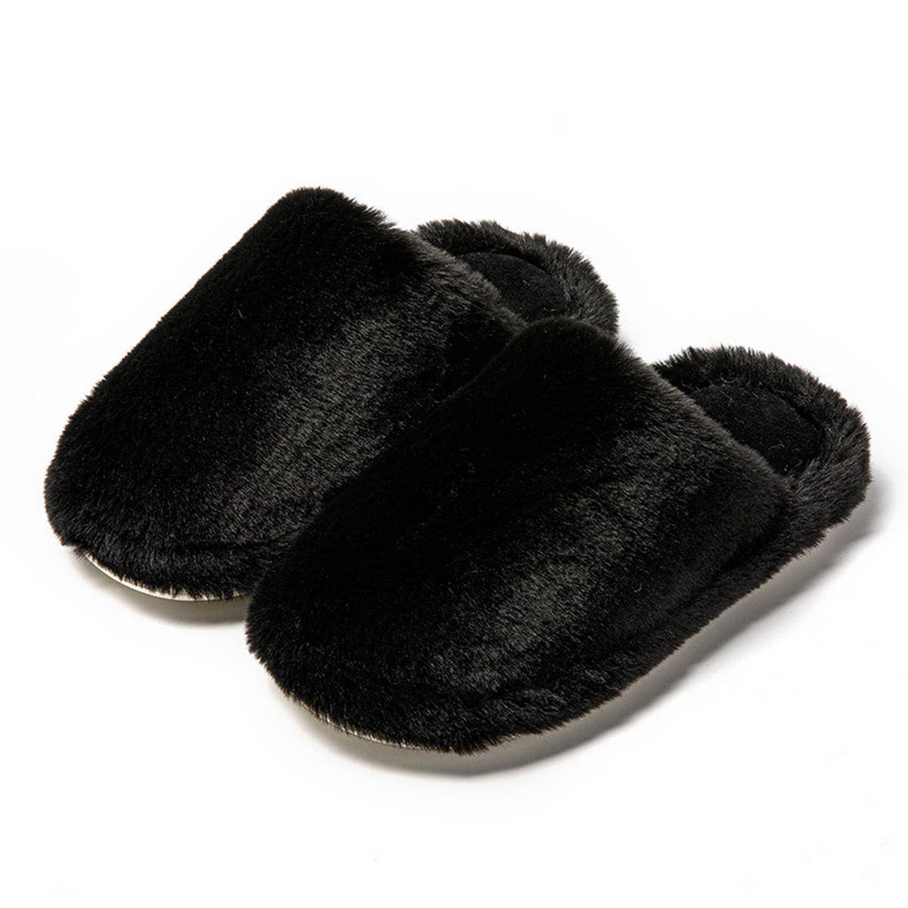 Faux Fur Memory Foam Slippers