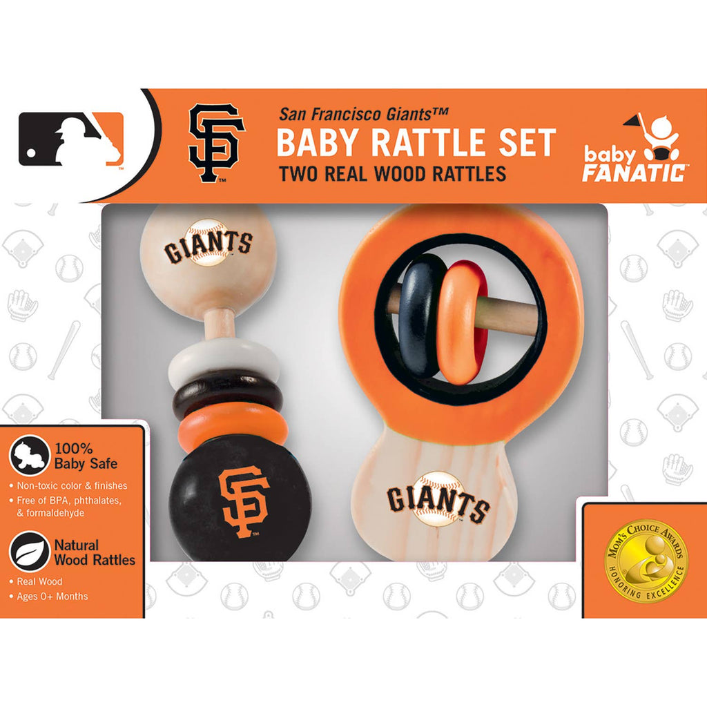 San Francisco Giants - Baby Rattles 2-Pack