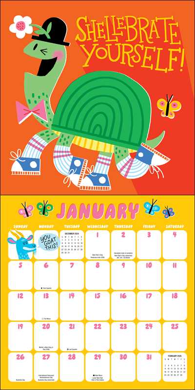 Hello!Lucky All in Good Pun 2025 Wall Calendar by Hello!Lucky