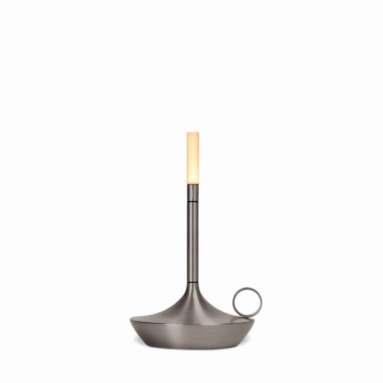 GRAYPANTS Wick S Portable Recharge Candle Lamp w/ Gift Pack: Brass