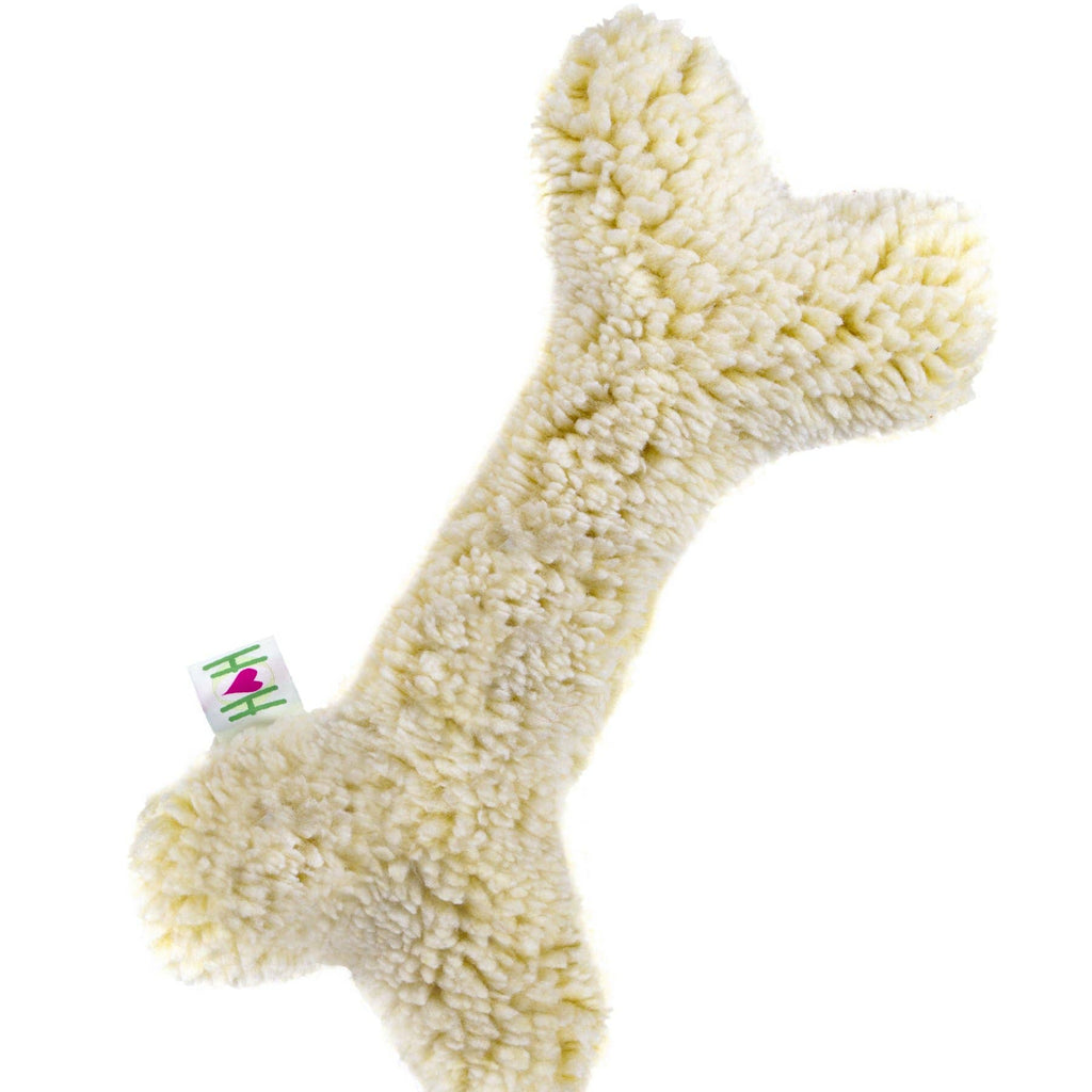 HuggleFleece® 2' Bone Plush Dog Toy