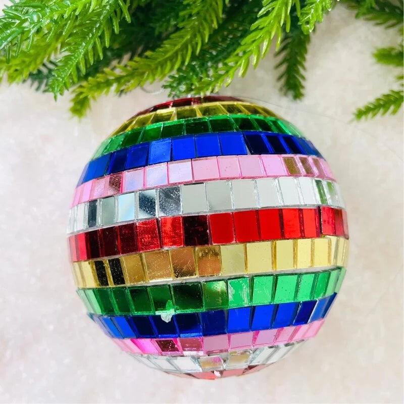 Medium Spectrum Mirror Ball Ornament