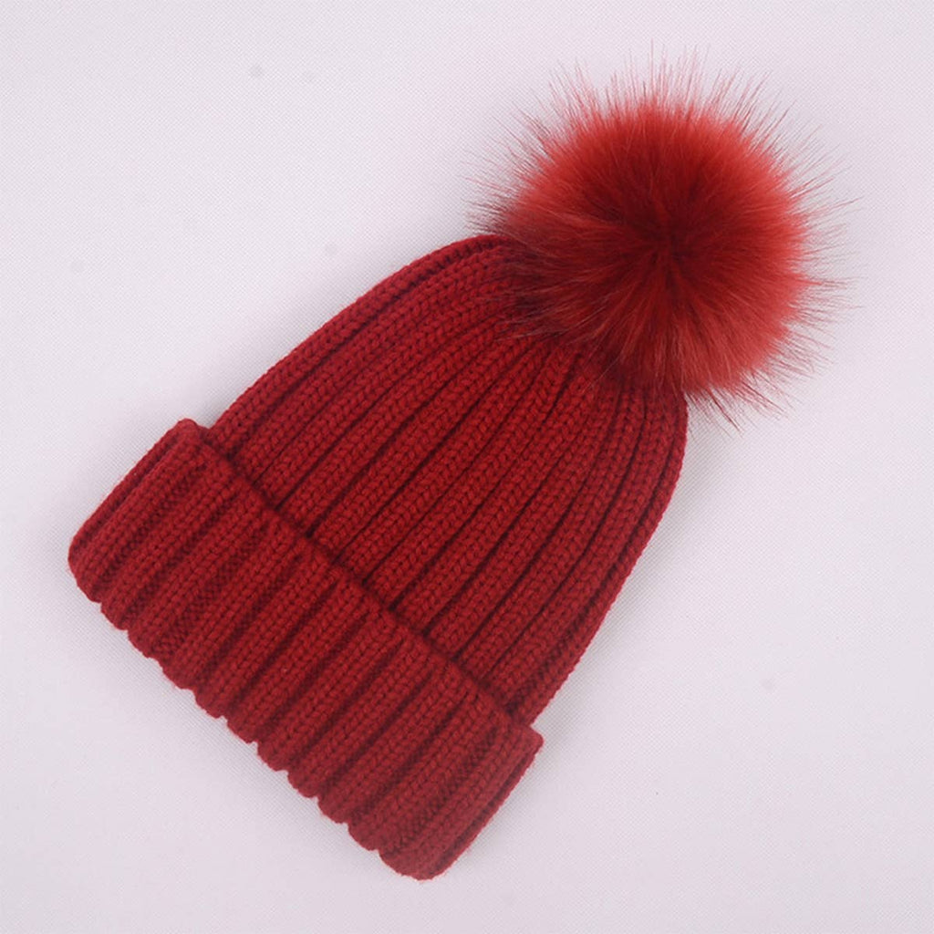 Pom Knit Beanie