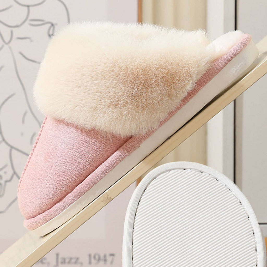 Warm-Lined Memory Foam Slippers